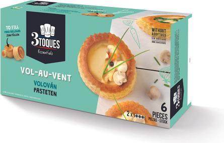 Image du produit 3 Toques Vol-au-vent 6 pièces 159g (159 g)