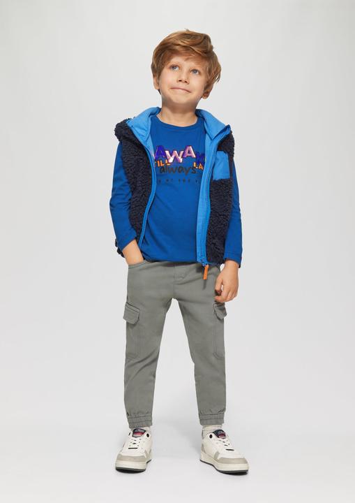 Actual product image S.Oliver T-Shirt Weiches Longsleeve mit changierendem Effekt-Print (92)