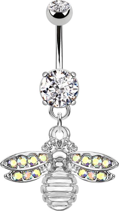 Immagine prodotto Star Piercing Banana in argento con ciondolo a forma di ape (Ottone, Acciaio chirurgico 316L)