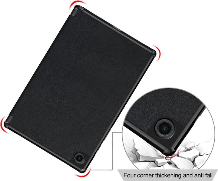 Productafbeelding Cover-Discount Galaxy Tab A7 Lite - Drievoudige Smart Case zwart (Galaxy Tab A7 Lite)