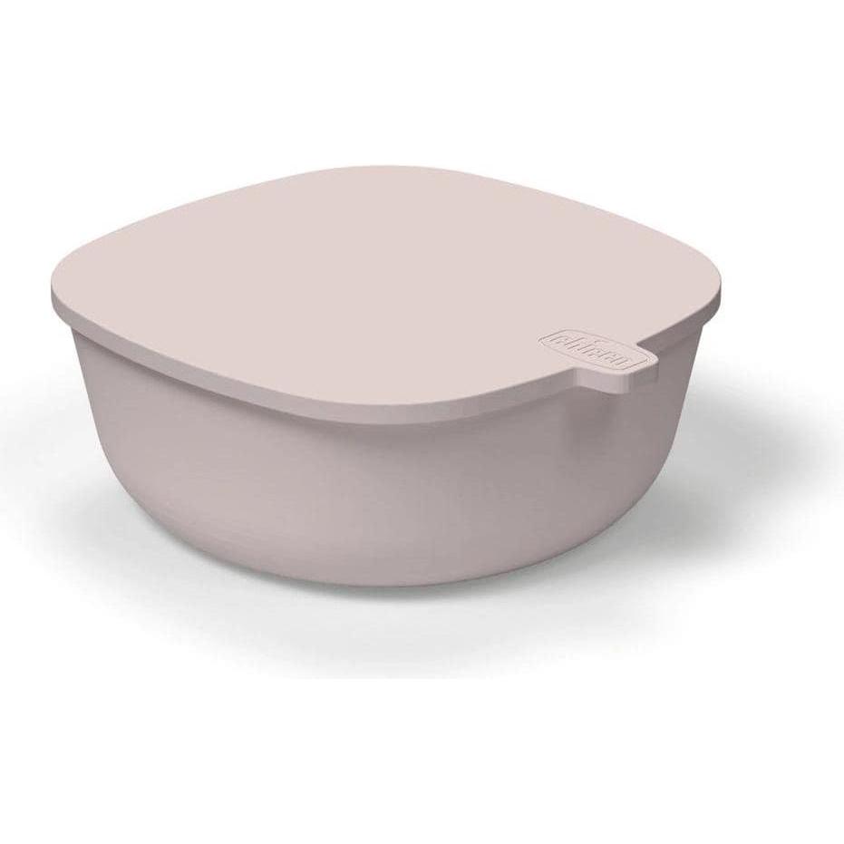 Chicco, Stoviglie + posate per bambini, Schüssel mit Deckel beige 6m+