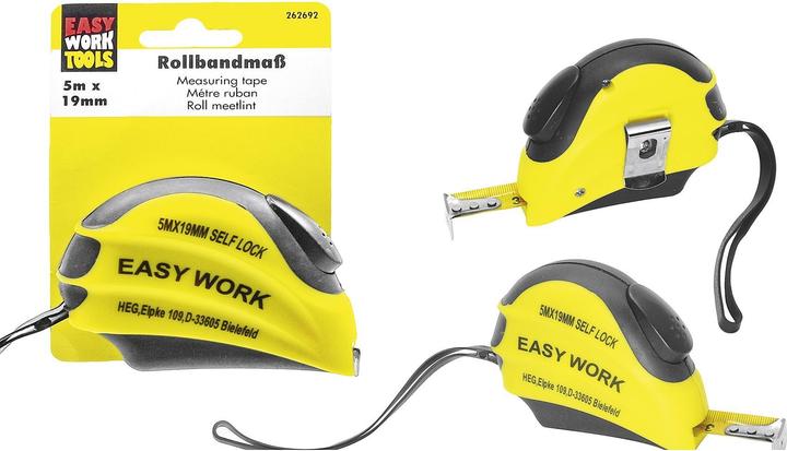 Actual product image Easy Work Rolling tape measure (5 m)