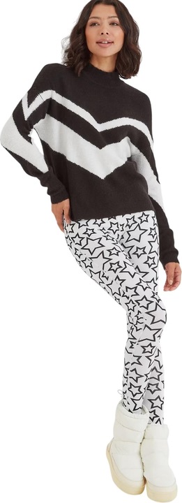 Actual product image TOG24 Womens/Ladies Snowdon Star Thermal Leggings (36 D)