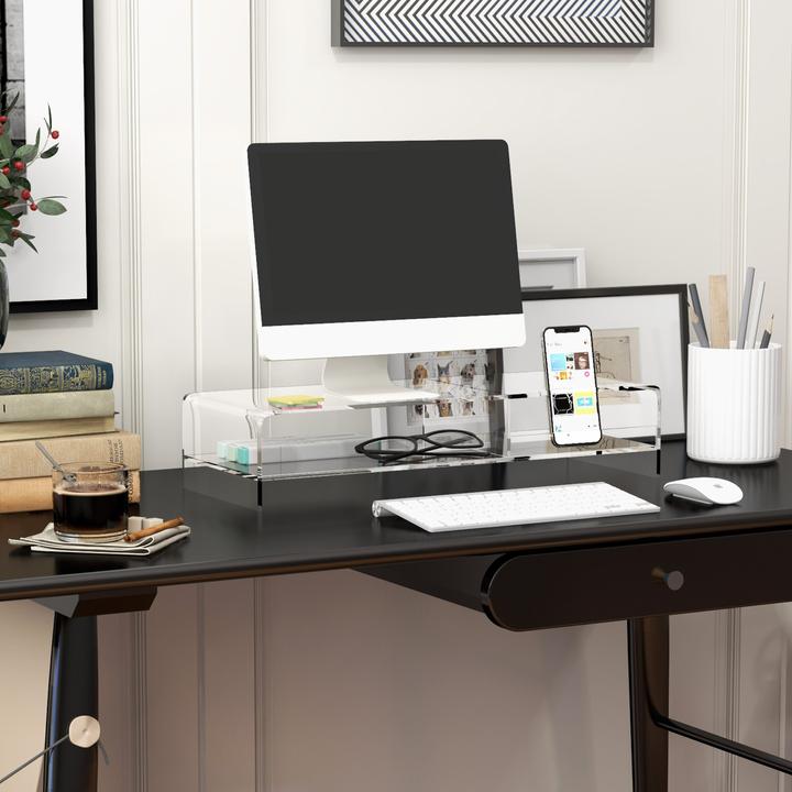 Produktbild Homcom Monitorständer mit Stauraum