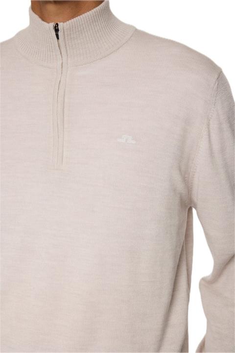 Produktbild J. Lindeberg Kiyan Quarter Zip Sweater Herren Moonbeam (M)