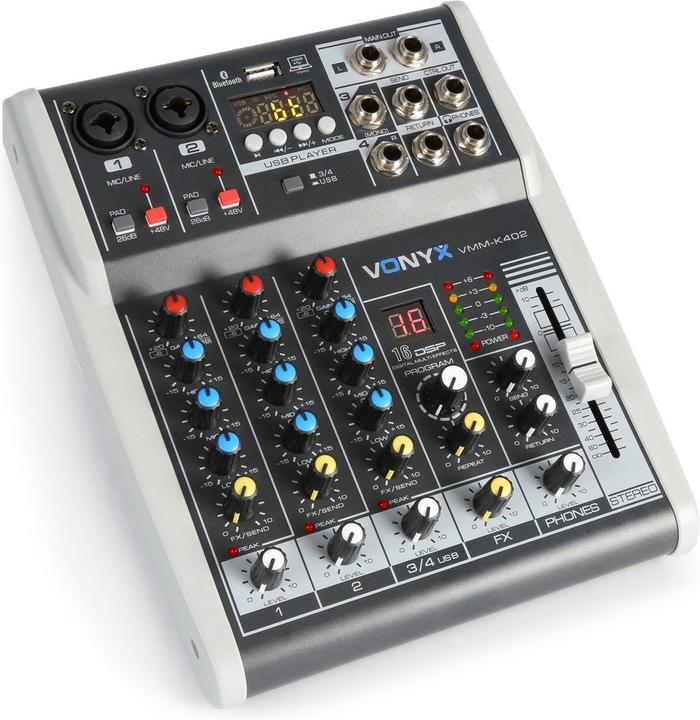 Actual product image Vonyx VMM-K402 (Studio- and Livemixer)