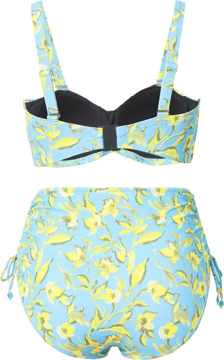 Produktbild Ulla Popken Bikini, Blüten, Zierbänder, verstellbare Träger (46)
