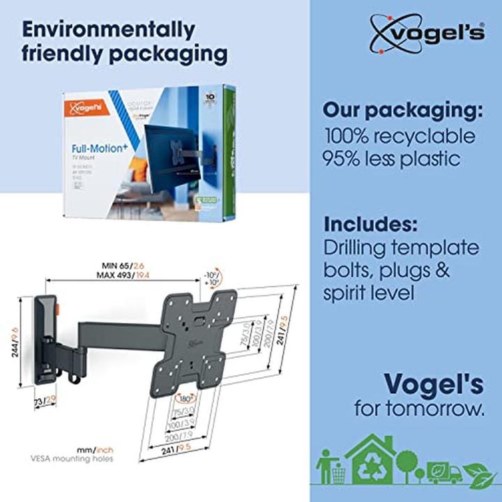 Produktbild Vogels TVM 3245 (Wand, 43", 15 kg)