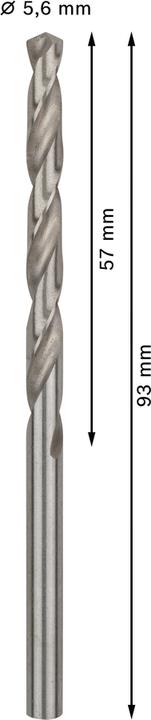 Produktbild Bosch Professional Zubehör PRO Metal HSS-G Spiralbohrer, 5,6 x 57 x 93 mm (5.6 mm)