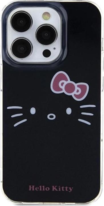 Produktbild Hello Kitty HKHCP15XHKHLK iPhone 15 Pro Max 6.7" czarny/black hardcase IML Kitty Face (Apple iPhone 15 Pro Max)