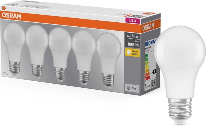 Immagine prodotto Osram Base Classic A (E27, 806 lm, 5x)