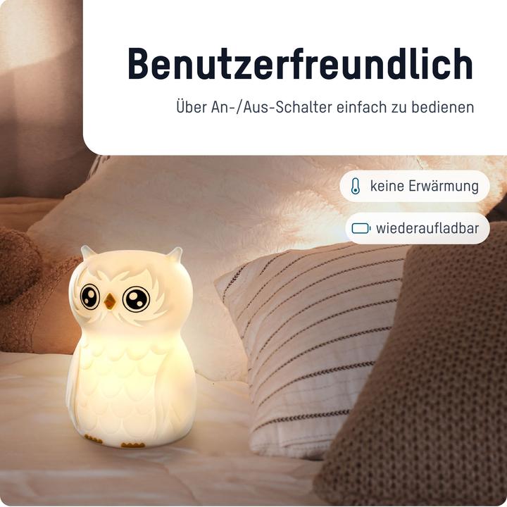 Actual product image Ansmann Owl night light