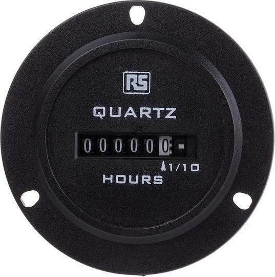 Produktbild RS PRO Hours Run Meter 3 hole fixing 90-264Vac