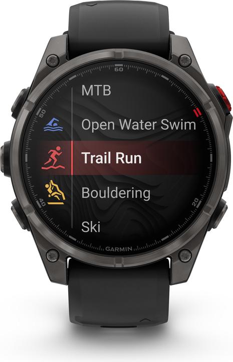 Produktbild Garmin fēnix® 8 Pro 47mm DLC Titan (47 mm)