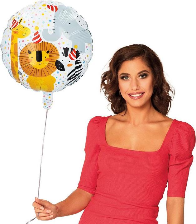 Actual product image Boland Party children's birthday helium foil balloon safari (1 x)