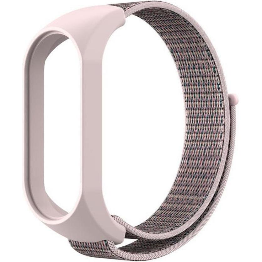 OEM Strap Nylon strap for XIAOMI Mi Band 5 / 6 / 7 pink (07) (Nylon), Cinturini per orologi, Pink