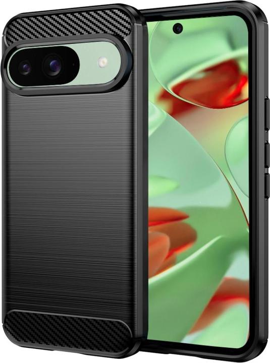 Produktbild Screenguard Google Pixel 9 Hülle Carbon Brushed Soft TPU (Google Pixel 9)