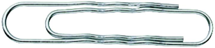 Wedo File clips 50mm corrugated galvanised PU=100 pieces (100 x)