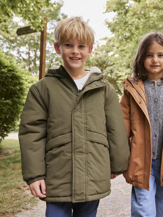 Produktbild Vertbaudet Jungen Kapuzenparka mit Kuschelfutter und Recycling-Wattierung (134)