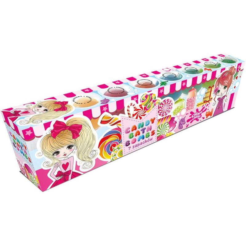 Chlapu Chlap, Sali + Bolle da bagno, Zestaw Musujących Kul do kąpieli Truck - Candy 1op.