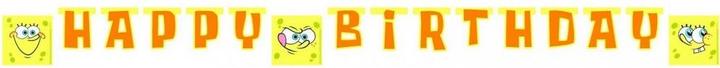 Image du produit Spongebob Squarepants Lettre Bannière Joyeux Anniversaire (1 pcs)