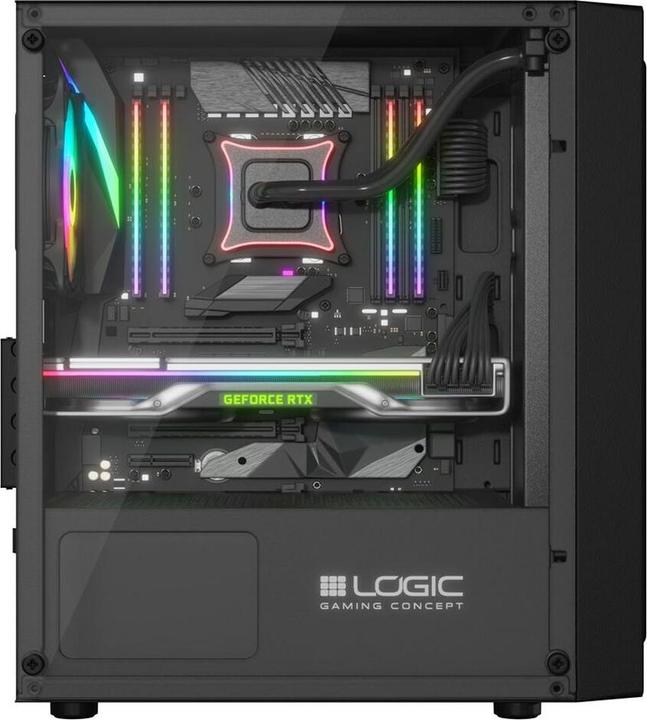 Produktbild Logic Obudowa Atos RGB Mini USB 3.0 Bez Zasilacza (mATX, Mini-ITX)