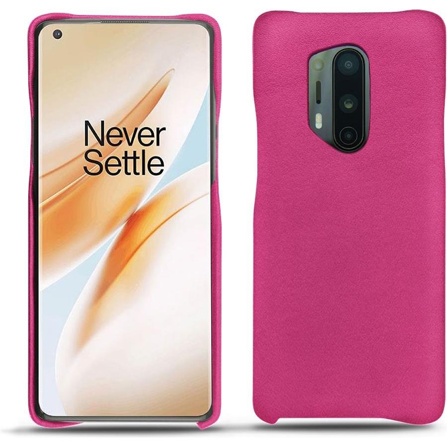 Noreve Lederschutzhülle (OnePlus 8 Pro), Smartphone Hülle, Rosa