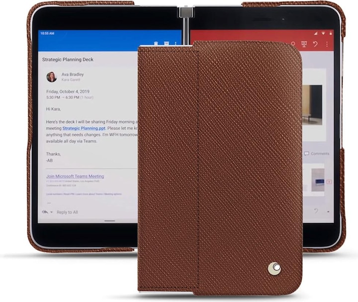 Produktbild Noreve Lederschutzhülle (Microsoft Surface Duo)