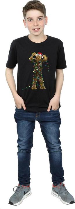 Image du produit Star Wars - T-shirt CHEWBACCA CHRISTMAS LIGHTS - Garçon (152, 158)