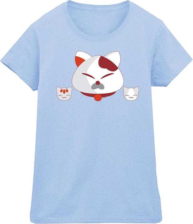 Actual product image Disney Womens/Ladies Big Hero 6 Baymax Kitten Heads Cotton T-Shirt (M)