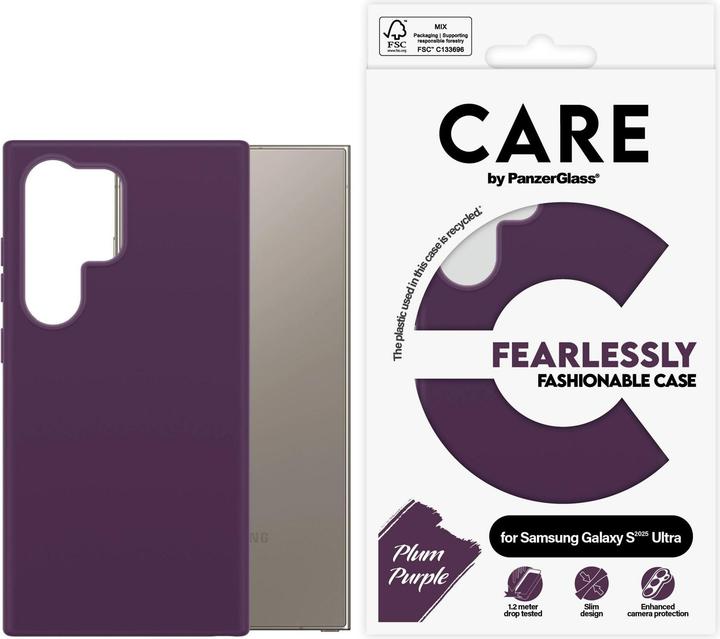 Produktbild PanzerGlass CARE by ® Fashionable Case Plum Purple Samsung Galaxy S 2025 Ultra (Samsung Galaxy S25 Ultra)