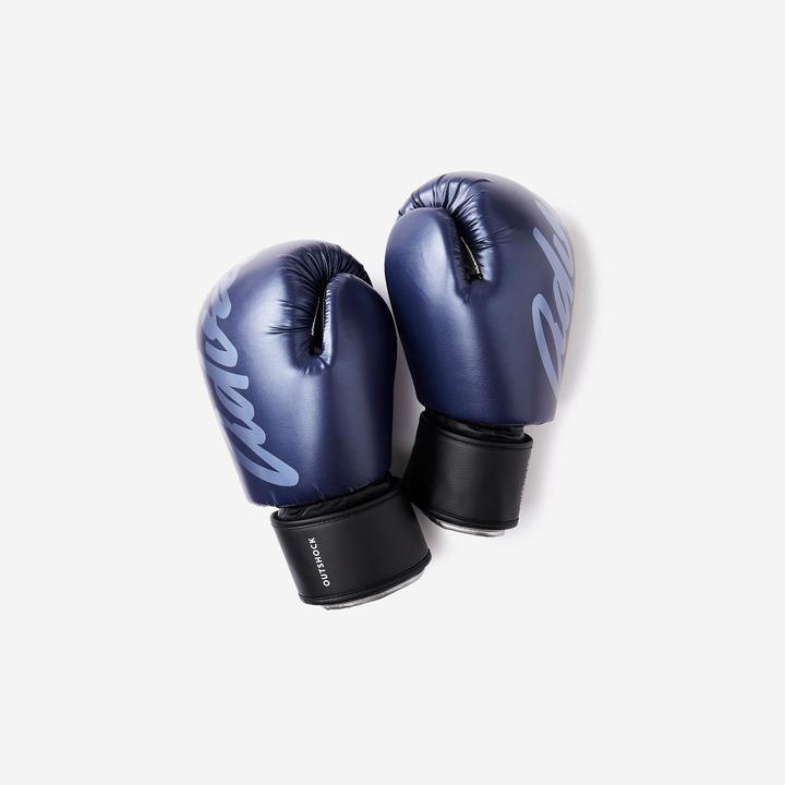 Image du produit Outshock Gants de kickboxing - bleu (14 OZ)