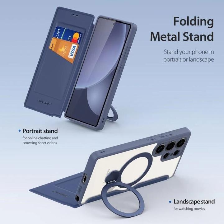 Actual product image Dux Ducis Skin X Pro Magnetic Stand Lederhülle (Samsung Galaxy S25+)