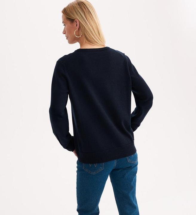 Actual product image Anne Weyburn Feinstrick-Pullover mit Rundhalsausschnitt (L)