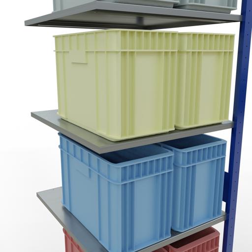 Image du produit Schulte Lagertechnik Système enfichable Élément suivant MULTIplus150 avec traverse de longueur