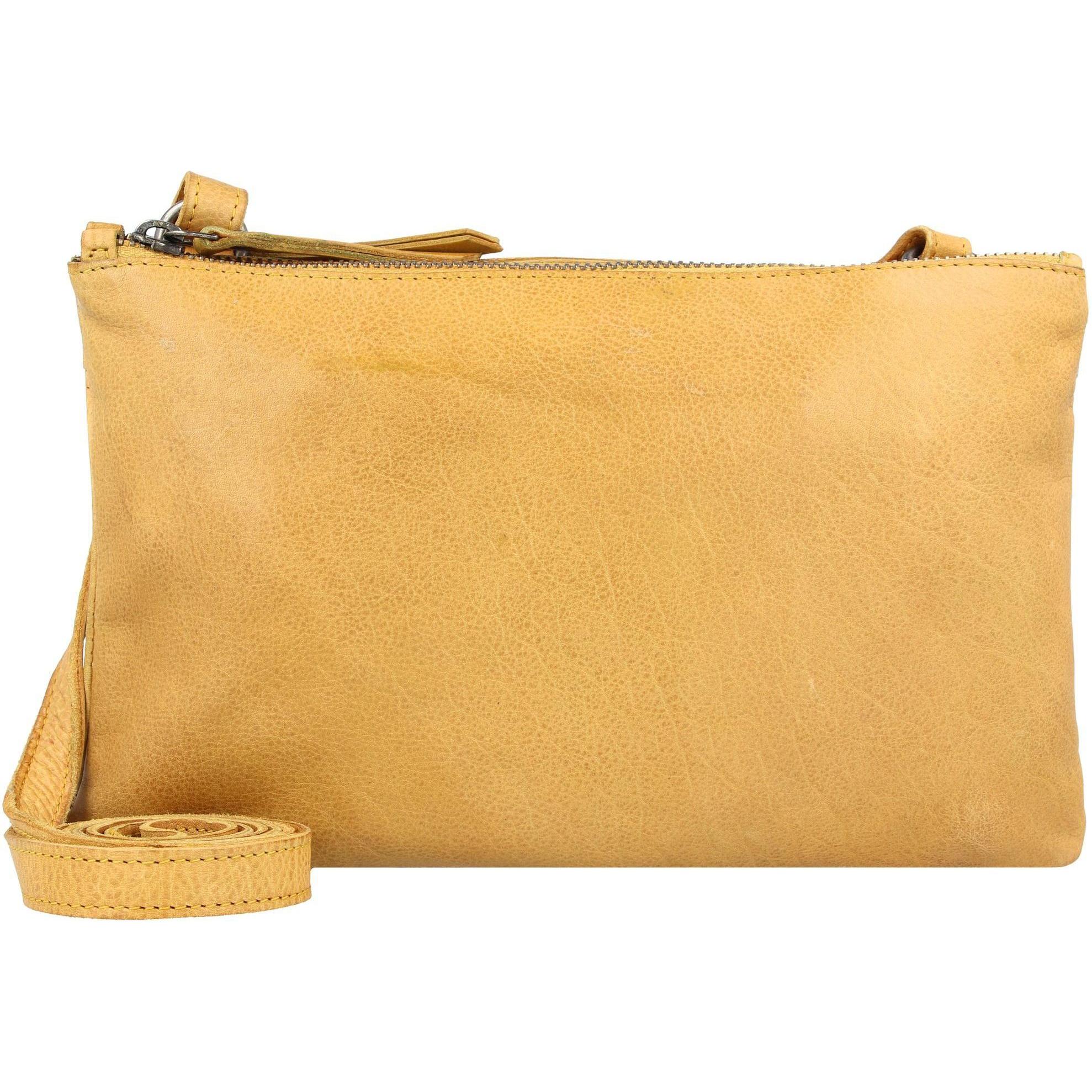 Greenburry, Handtasche, Soft Umhängetasche Leder 25 cm, Gelb