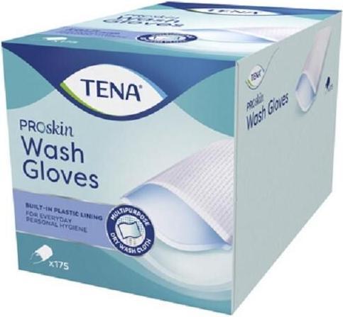 Actual product image Tena Wash Glove with foil (Intimate washing lotion)