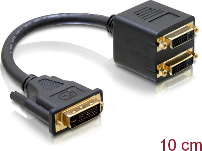 Delock Dual Link Splitter (DVI, 10 cm)