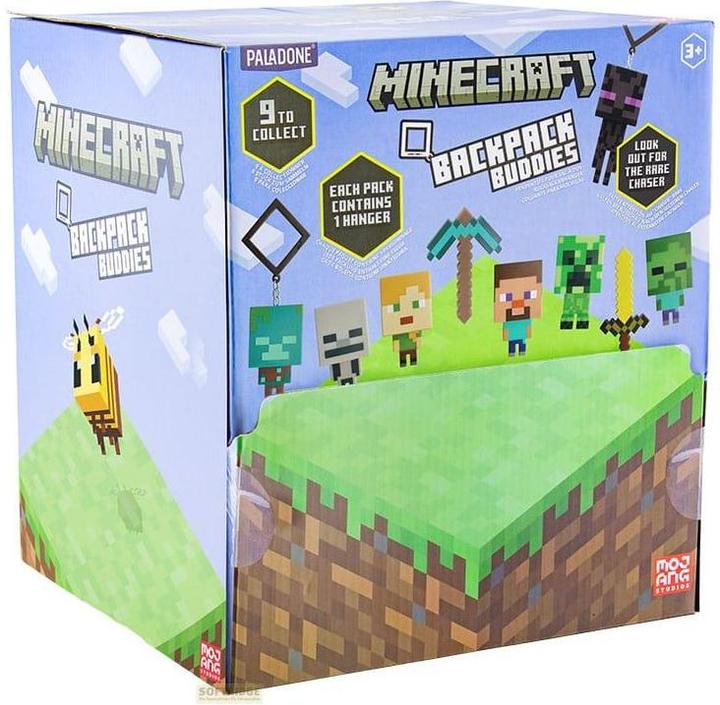 Image du produit Paladone Products Minecraft Taschenanhänger Backpack Buddies Mystery Bags Series 4 Display (24)