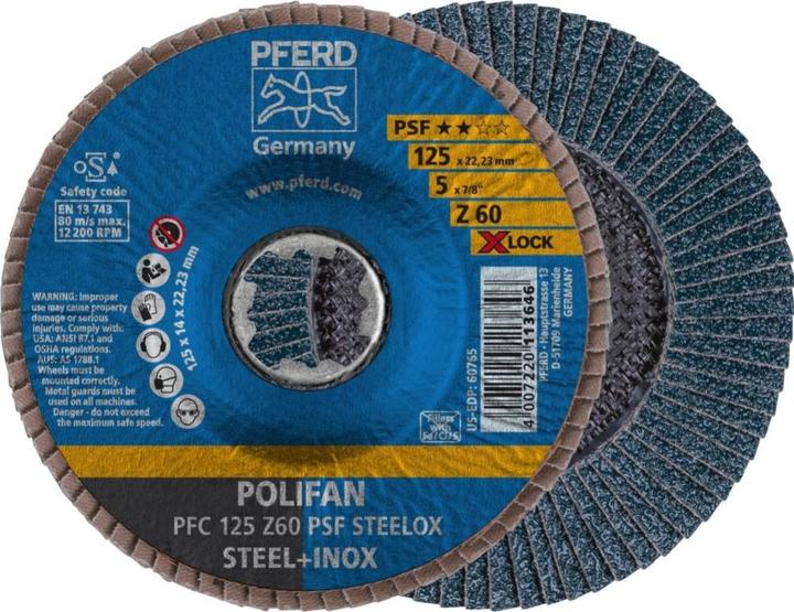 Produktbild Pferd X-LOCK Fächerschleifscheibe Universal-Linie PSF (60)