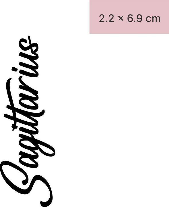 Produktbild minink Temporäres Tattoo – Sagittarius