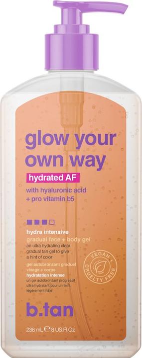Produktbild B.Tan Glow Your Own Way Hydrated AF 236 ml (Selbstbräunungsgel, 236 ml)