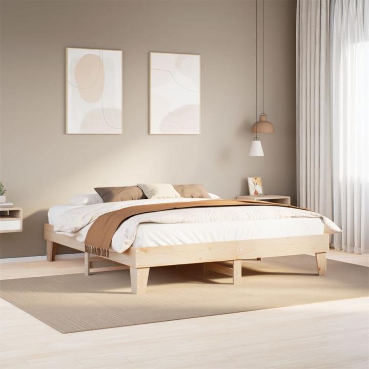 Actual product image vidaXL Bed without mattress 180x200 (180 x 200 cm)