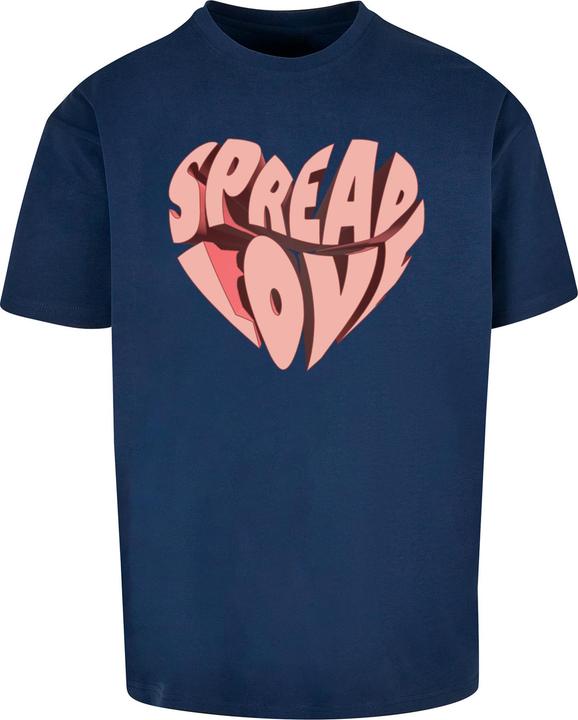 Produktbild Merchcode Hugs & Love - Spread Love Heavy Oversize Tee - 175031 (M)