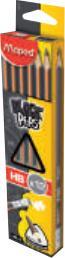 Actual product image Maped Pencil BLACK'PEPS, with eraser, hardness: HB (HB, 1 x)