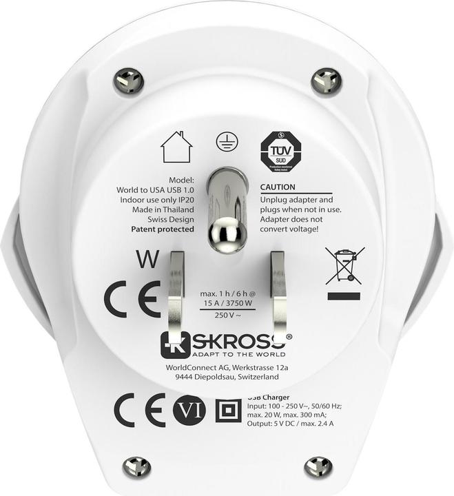 Produktbild Skross Reiseadapter World