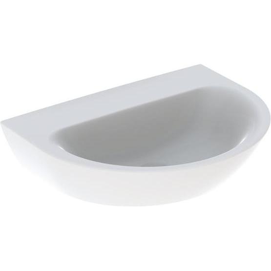 Geberit, Waschbecken, Renova Waschtisch, ohne Hahnloch, ohne Überlauf, Breite: 65cm (190 mm, 650 mm)