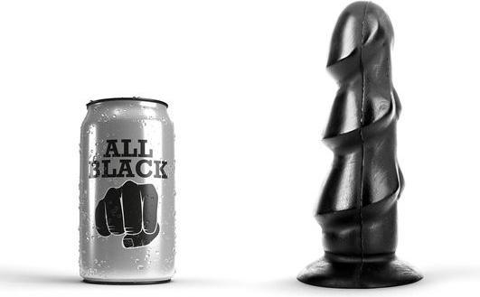 Produktbild All Black Analdildo mit Riffeln