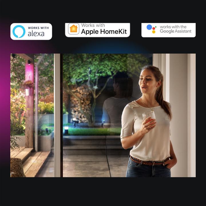 Produktbild Philips Hue LED Stripe Lightstrip Outdoor (DE Stecker) (Mehrfarbig, 200 cm, Outdoor)