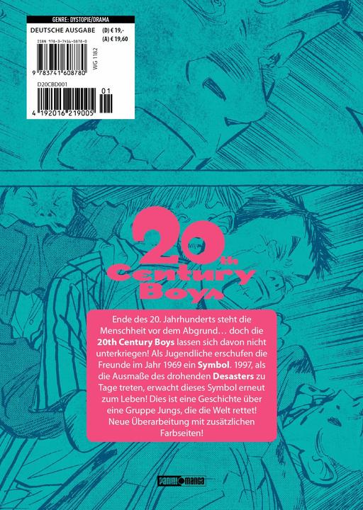 Produktbild Panini 20th Century Boys: Ultimative Edition (Deutsch, Naoki Urasawa, 2018)